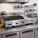 Comstock-Castle FHP60-24T-2LB 60" Countertop Hotplate/Griddle/Charbroiler Combination, 138.000 BTU 2 image