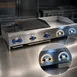 Comstock-Castle FHP60-24T-2LB 60" Countertop Hotplate/Griddle/Charbroiler Combination, 138.000 BTU 4 image