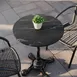 Flash Furniture ST-RD600C-1-M-3A-M-BLK-MAR-GG Outdoor Laminate Table Top 1 image