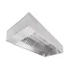 Captive Aire 12' L 430 Stainless Steel Make-Up Air Hood with 2 Fans & Optional Fire System 1 image