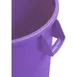 Carlisle 84104489 Bronco™ Waste Bin, 44‑Gallon, 36‑3/5" H x 24‑1/3" Dia., Purple Poly, Stackable 5 image