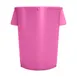 Carlisle 84105526 Waste Bin, 55‑Gallon 33" H x 26‑1/2" Dia., Stackable Pink, NSF Certified – 1/Each 3 image