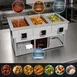 Duke HCF-3 Hot/Cold/Freeze Drop-In Food Well Unit, Heated & Refrigerated 3 image