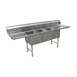 GSW USA SHH18243D Three Compartment Sink, 90-3/8"W X 30"D X 45"H 2 image