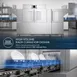 Hobart CL86-BAS+BUILDUP 86" Conveyor Dishwasher - 340 Racks/Hr - High/Low (convertible) Specify Tank 4 image