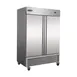 Serv-Ware RF2-HC-T 54" 2-Solid Door Reach-In Freezer, Bottom Mount, 49 cu. ft., Stainless Steel 1 image