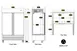 Serv-Ware RR2-HC-T 54" 2 Solid Door Reach-In Refrigerator, Stainless Steel, 49 cu. ft. , 1/4 HP 2 image