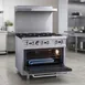 Serv-Ware SGR-6B 36" Gas Restaurant Range w/ (6) Open Burners, (1) Standard Oven, 211.000 BTU 4 image