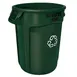 Rubbermaid 1788472 Plastic Recycling Receptacle / Container 1 image
