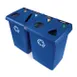 Rubbermaid 1792372 Plastic Recycling Receptacle / Container 1 image