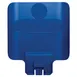 Rubbermaid 2007909 Slim Jim Billboard, 11-3/4" W x 1-3/4" D x 14-1/4" H, Blue Fits 23-Gallon Station 1 image