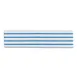 Rubbermaid 2134282 Pad, 19" Blue, 18" Stripe, Fits Hygen 17" Quick-Connect Frame - 1/Case 1 image