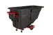 Rubbermaid 2173662 Roto Tilt Truck, 33.31"W x 70.31"D x 42.24"H, 1000 Lbs, Black, Dual Wheels 1 image