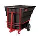 Rubbermaid FG102641BLA Heavy Duty Tilt Truck, 1-1/2 cu yd (2100 lb) Capacity, Black Wheels Made in USA 1 image