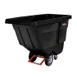 Rubbermaid FG130600BLA Tilt Truck, 1/2 Cu.Yd 1400 Lb Capacity, Black Powder-Coated Steel Frame 1 image