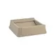 Rubbermaid FG266400BEIG Trash Receptacle Lid / Top 1 image