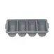 Rubbermaid FG336200GRAY Cutlery Bin / Box Flatware Holder 1 image
