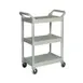 Rubbermaid FG342488OWHT Utility/Bussing Cart 1 image
