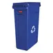 Rubbermaid FG354007BLUE Plastic Recycling Receptacle / Container 1 image