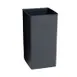 Rubbermaid FG356400GRAY 50-Gal Trash Can, Rigid Liner, Gray Plastic, 18-5/8" Sq x 34" H - Made in USA 1 image