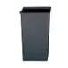 Rubbermaid FG356700GRAY Trash Can, 35-1/2-Gal Liner, Gray Plastic, 18-1/4" Sq x 29-1/8" H, Made in USA 1 image