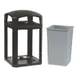 Rubbermaid FG397000BLA Outdoor/Indoor Trash Receptacle 1 image