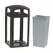Rubbermaid FG397500BLA Outdoor/Indoor Trash Receptacle 1 image