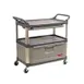 Rubbermaid FG409400GRAY Utility/Bussing Cart 1 image