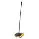 Rubbermaid FG421588BLA Floor Sweeper, 7-1/2" Path, Rubber Blades, One-Touch Canisters, Steel/ABS, Black 1 image