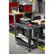 Rubbermaid FG450089BLA Utility/Bussing Cart 2 image