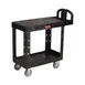 Rubbermaid FG450500BLA Utility/Bussing Cart 1 image