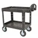 Rubbermaid FG452010BLA Utility/Bussing Cart 1 image
