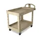 Rubbermaid FG452088BEIG Utility/Bussing Cart 1 image