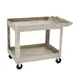 Rubbermaid FG452089BEIG Utility/Bussing Cart 1 image