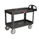 Rubbermaid FG454610BLA Utility/Bussing Cart 1 image