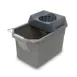 Rubbermaid FG619400STL Mop Bucket Wringer Combo, 15 Qt, 17"L x 10-1/2"W x 12"H - 1/Each 1 image