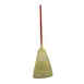 Rubbermaid FG638300BLUE Corn Broom 31 lb., 1-1/8" Dia Handle, 100% Natural Corn Fibers Blue Thread 1 image