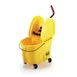 Rubbermaid FG757788YEL Combo, 35 Qt Yellow Bucket with Down-Press Wringer, Plastic, Made in USA 1 image