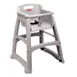 Rubbermaid FG780508PLAT Plastic High Chair 1 image