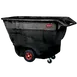 Rubbermaid FG9T1500BLA Tilt Truck, 1250 lb Capacity, 1 cu yd, 70-3/4" L x 33-1/2" W x 42-1/4" H, Black, Made in USA 1 image