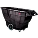 Rubbermaid FG9T1600BLA Structural Foam Tilt Truck, 2100 lb Capacity, 1 cu yd, 70-3/4" L x 33-1/2" W x 42-1/4" H, Black Seamless Body with Reinforced Lip, Leak-Proof, Made in USA 1 image