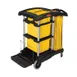 Rubbermaid FG9T7300BLA Janitor Cart 1 image
