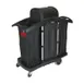 Rubbermaid FG9T7800BLA Housekeeping Cart 1 image