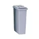 Rubbermaid FG9W1500LGRAY Slim Jim Doc Container, 23-Gallon, 20" x 11" x 31" Light Gray Key-Lock Lid 1 image