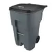 Rubbermaid FG9W2200GRAY Mobile Trash Receptacle 1 image