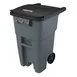Rubbermaid FG9W2700GRAY Mobile Trash Receptacle 1 image