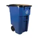 Rubbermaid FG9W2773BLUE Plastic Recycling Receptacle / Container 1 image