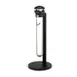 Rubbermaid FG9W3100SSBLA Smoking Receptacle, 15" x 39.6" Stainless Steel/Black, Holds 1,200 Butts 1 image