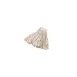Rubbermaid FGE13800WH00 Wet Mop Head - 24 oz Cotton All‑Purpose Mop, White, Looped End - 1/Case 1 image