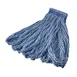 Rubbermaid FGE23800BL00 Wet Mop Head, 24 oz Blue Cotton/Synthetic Blend, Loop‑End, Headband 1 image